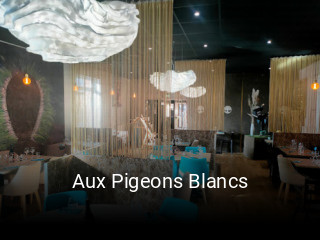 Aux Pigeons Blancs réservation de table