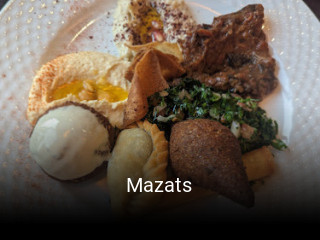 Mazats réservation de table