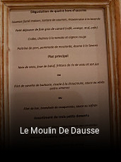 Le Moulin De Dausse réservation de table