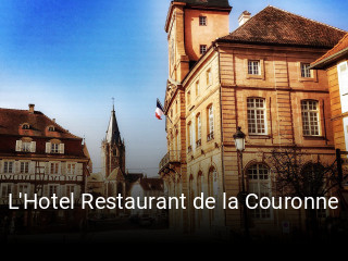 L'Hotel Restaurant de la Couronne réservation