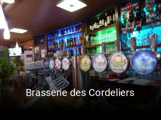 Brasserie des Cordeliers réservation de table