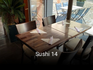 Réserver une table chez Sushi 14 maintenant