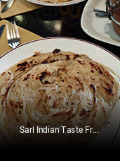 Sarl Indian Taste France réservation