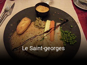 Le Saint-georges réservation de table