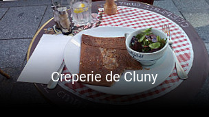 Réserver une table chez Creperie de Cluny maintenant