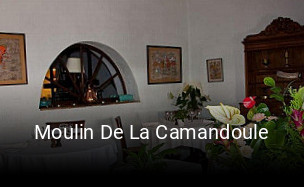Réserver une table chez Moulin De La Camandoule maintenant