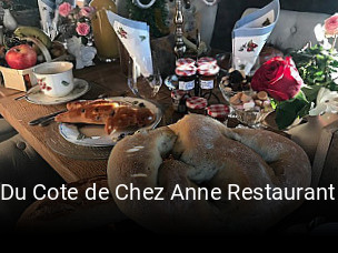 Du Cote de Chez Anne Restaurant réservation de table