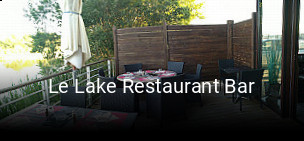 Le Lake Restaurant Bar réservation