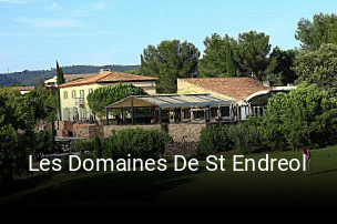 Les Domaines De St Endreol réservation de table