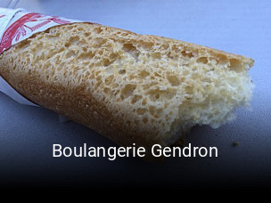 Boulangerie Gendron réservation