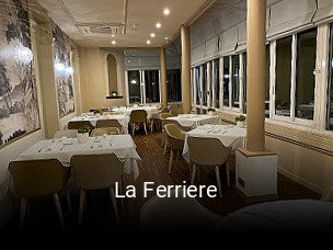 Réserver une table chez La Ferriere maintenant