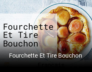 Fourchette Et Tire Bouchon réservation de table