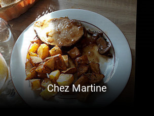 Chez Martine réservation