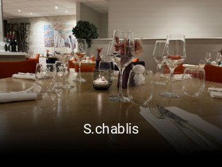 S.chablis réservation de table