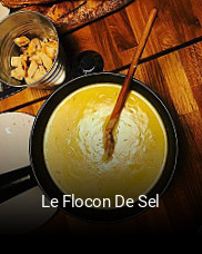 Le Flocon De Sel réservation de table