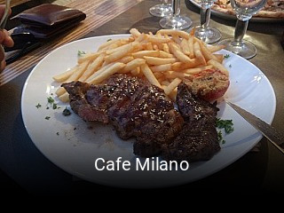 Cafe Milano réservation en ligne