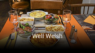 Well Welsh réservation de table