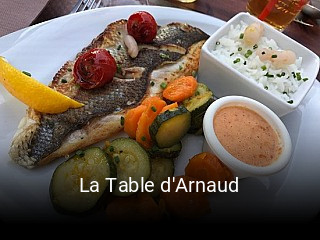 Réserver une table chez La Table d'Arnaud maintenant