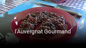 l'Auvergnat Gourmand réservation de table