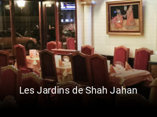 Les Jardins de Shah Jahan réservation de table