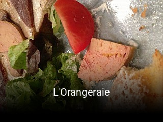 L'Orangeraie réservation de table