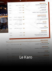 Le Karo réservation de table