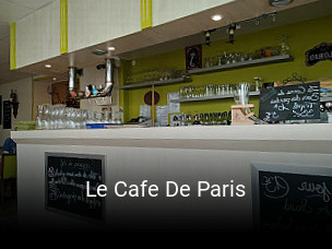 Le Cafe De Paris réservation