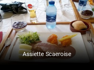 Assiette Scaeroise réservation