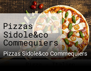 Pizzas Sidole&co Commequiers réservation