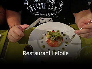 Restaurant l'etoile réservation en ligne