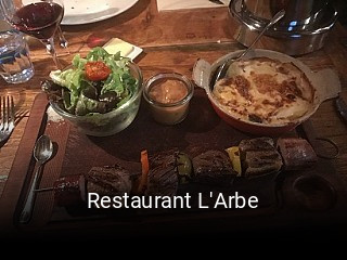 Réserver une table chez Restaurant L'Arbe maintenant