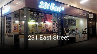 231 East Street réservation de table