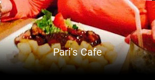 Pari's Cafe réservation en ligne