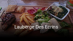 Réserver une table chez Lauberge Des Ecrins maintenant