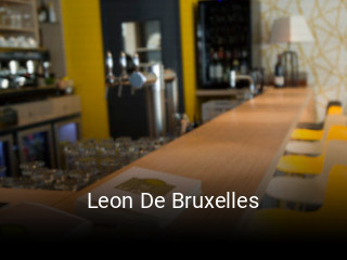 Réserver une table chez Leon De Bruxelles maintenant