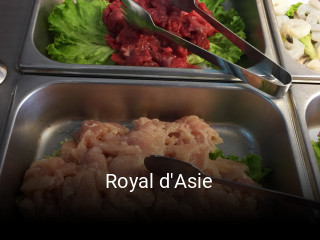 Royal d'Asie réservation de table