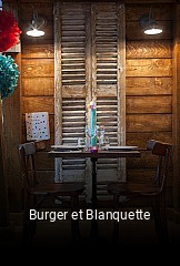 Burger et Blanquette réservation de table