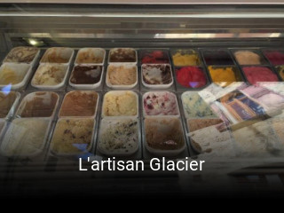 L'artisan Glacier réservation de table