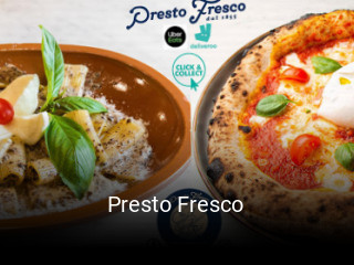 Presto Fresco réservation de table