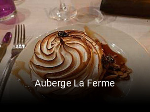 Auberge La Ferme réservation de table