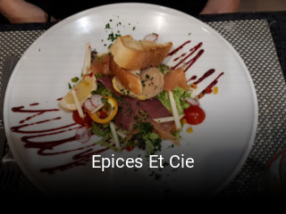 Epices Et Cie réservation de table