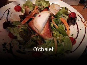 O'chalet réservation de table