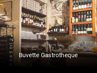 Buvette Gastrotheque réservation de table