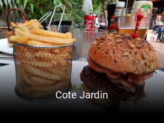 Cote Jardin réservation de table
