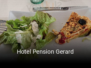 Hotel Pension Gerard réservation de table