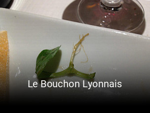 Le Bouchon Lyonnais réservation de table