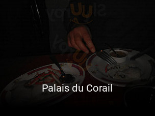 Palais du Corail réservation de table