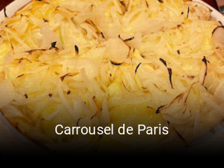 Carrousel de Paris réservation de table