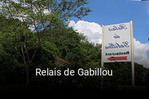 Relais de Gabillou réservation de table