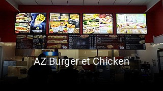 AZ Burger et Chicken réservation en ligne